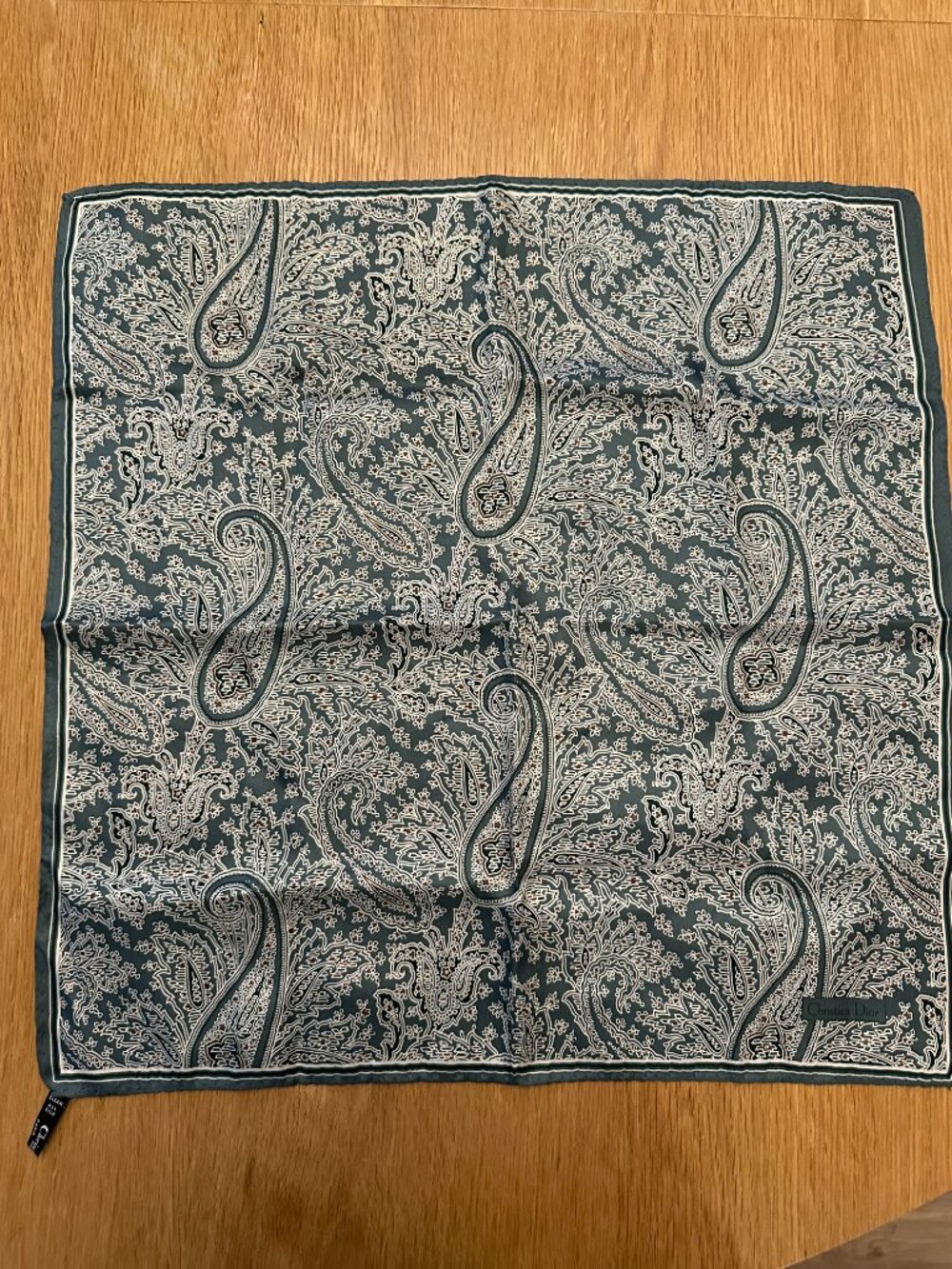 Christian Dior Silk Pocket Square - Picture 2 of 2